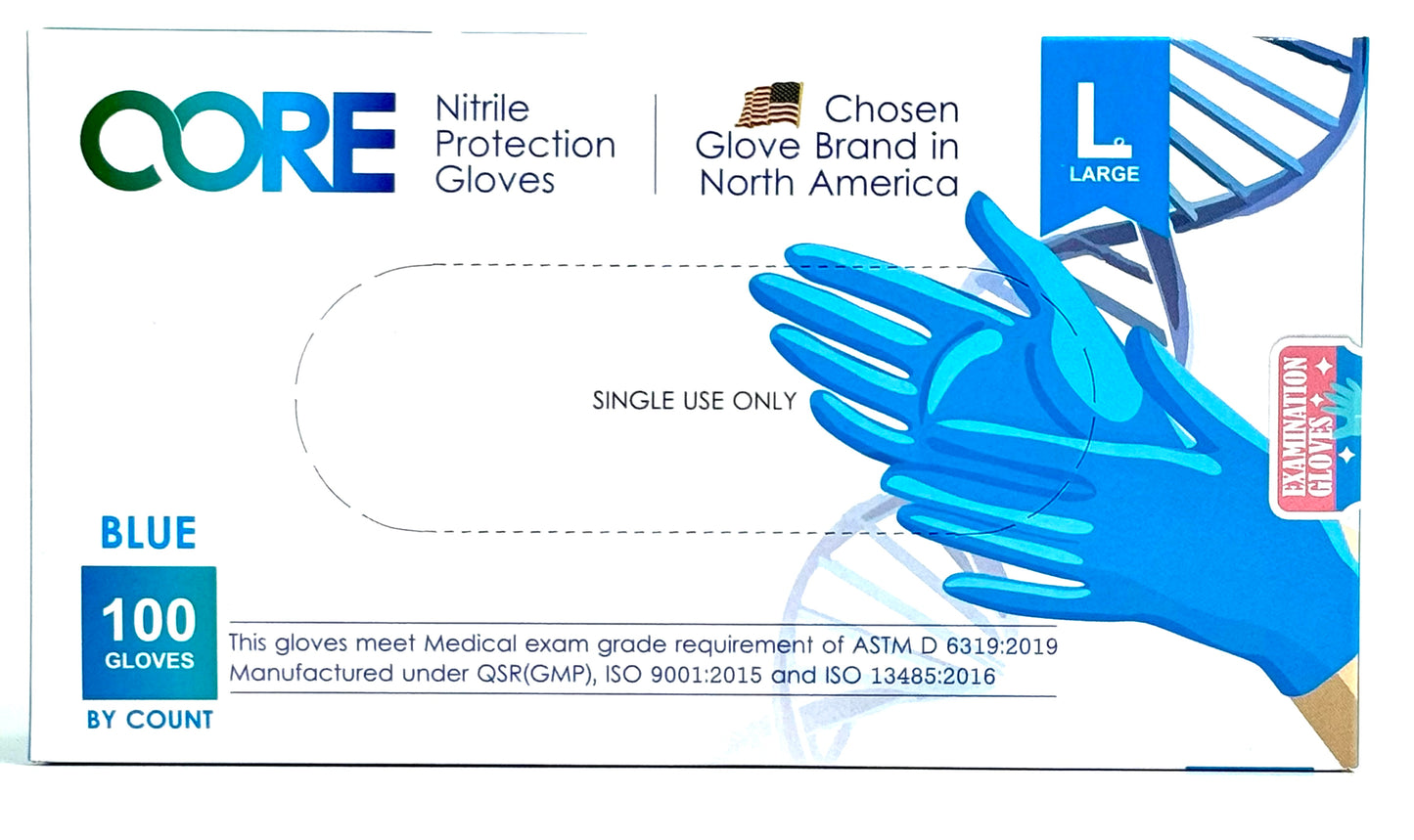 Nitrile Powder Free Medical Exam Gloves Case (1000 Gloves)