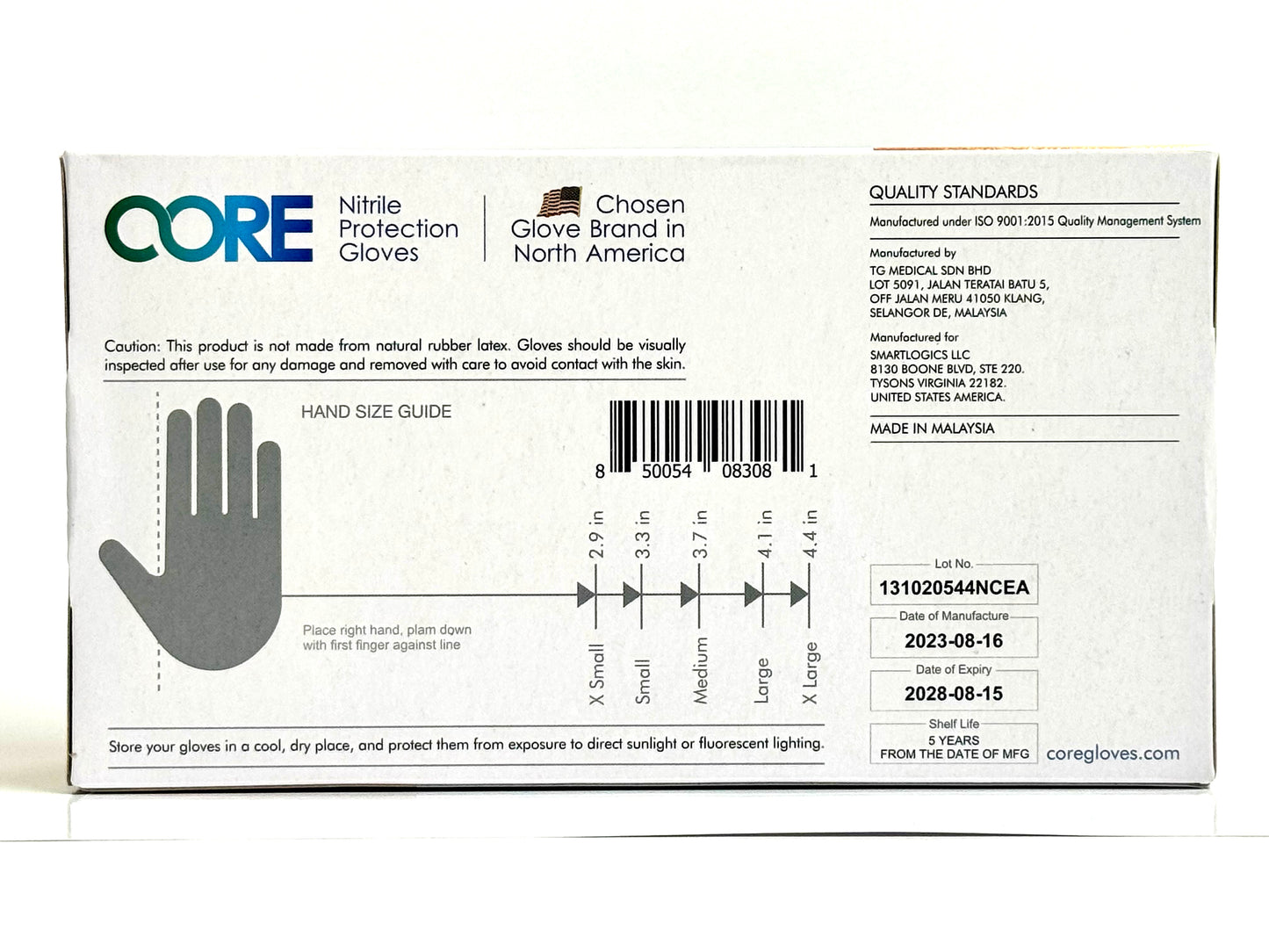 Nitrile Powder Free Non Medical Gloves Case (1000 Gloves)