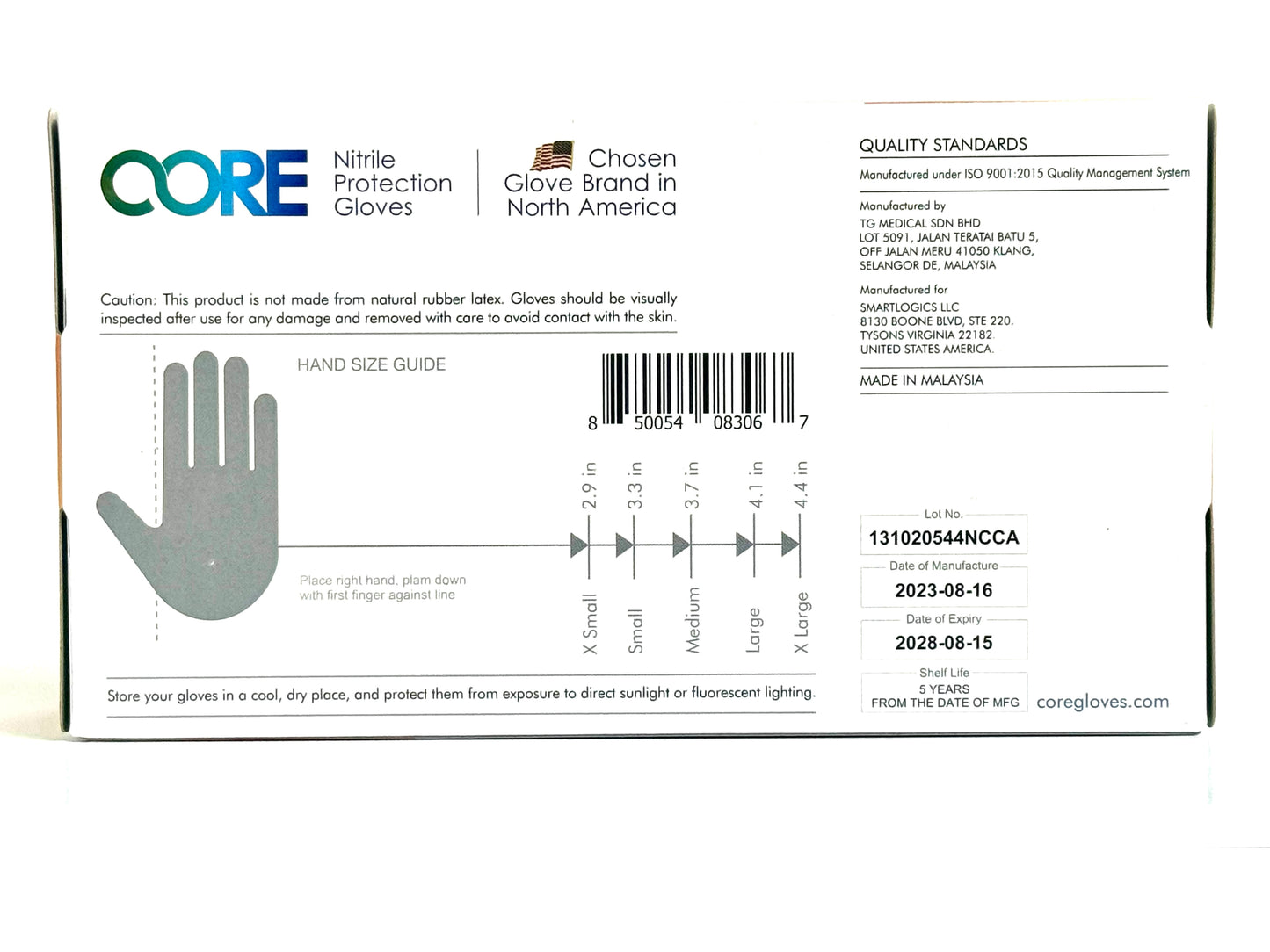 Nitrile Powder Free Non Medical Gloves Case (1000 Gloves)